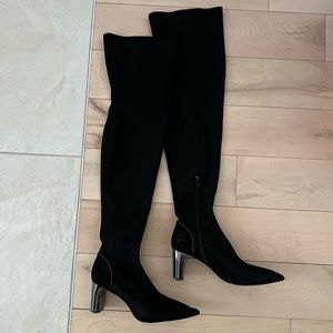 Thigh-high boots